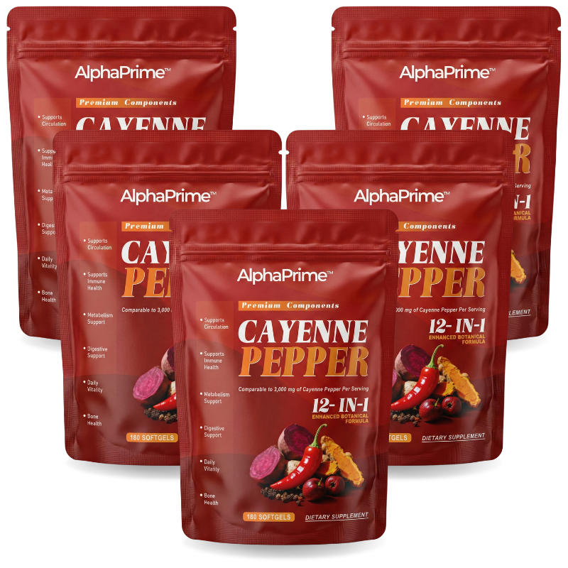 AlphaPrime™ | Cayennepfeffer für verbesserte Durchblutung
