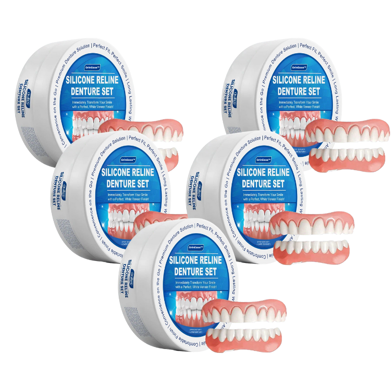GrinEase™ | Silikon-Relining-Set für Zahnprothesen