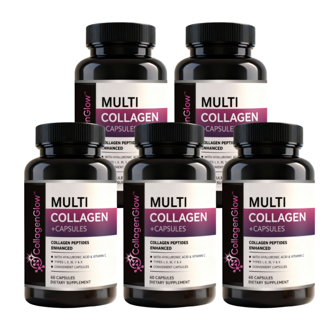 CollagenGlow™ | Kollagen- & Multivitamin-Kapseln