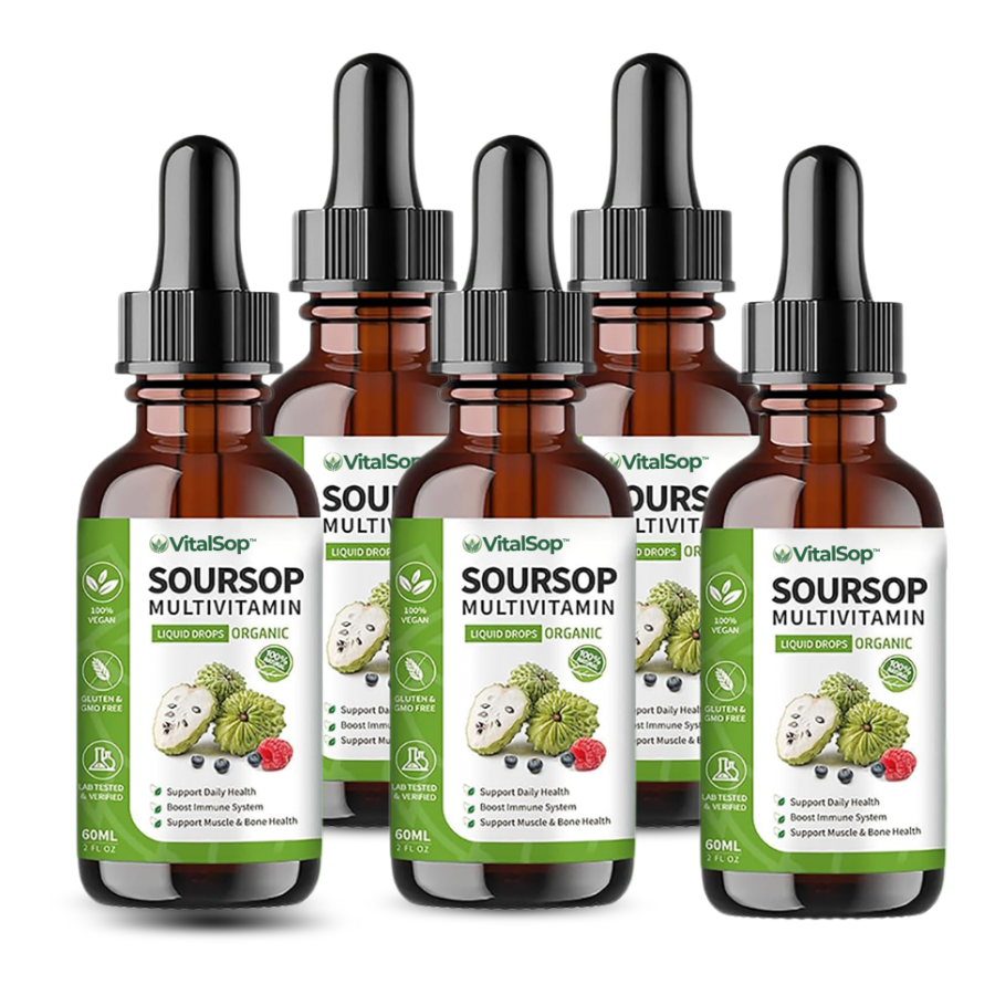 VitalSop™ | Flüssige Soursop-Tropfen für Herz & Kreislauf
