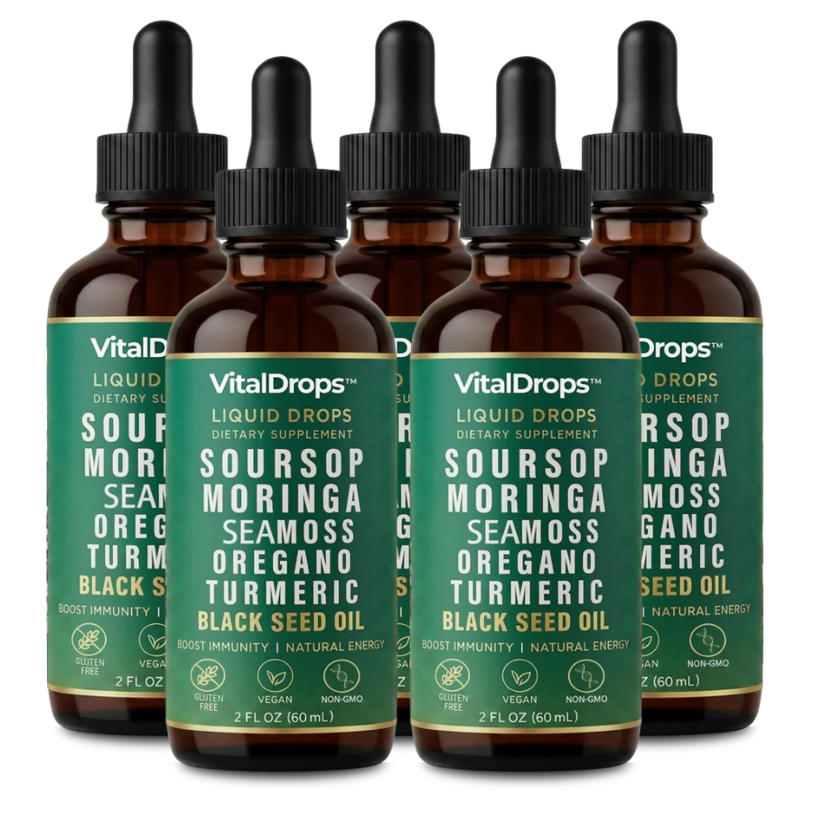 VitalDrops™ | 10-in-1 Bio-Soursop-Tropfenextrakt