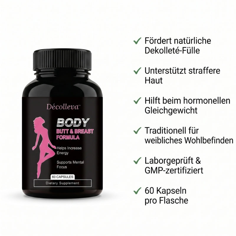 Décolleva™ | Bockshornklee + Pueraria Mirifica für Bruststraffung und Fülle