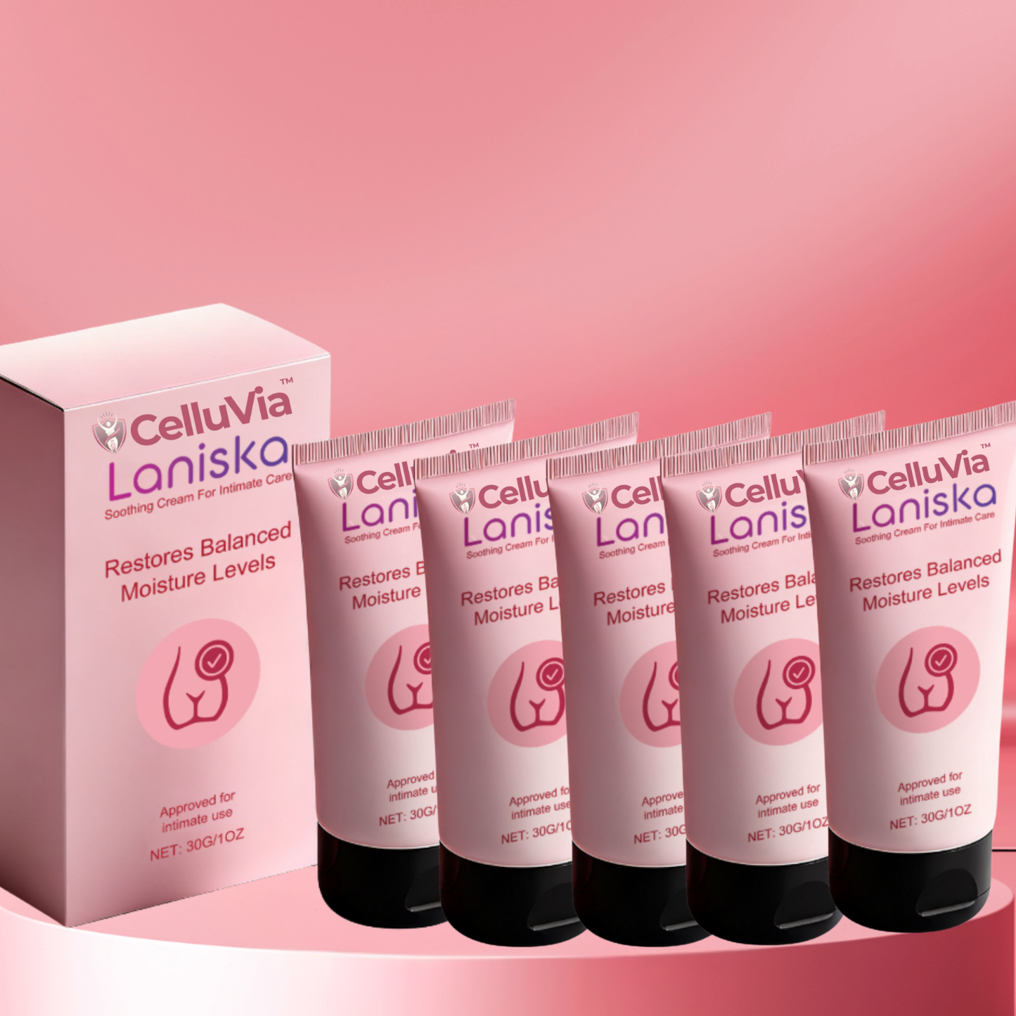 CelluVia™ | Stellt 98% der Feuchtigkeit in der Vagina