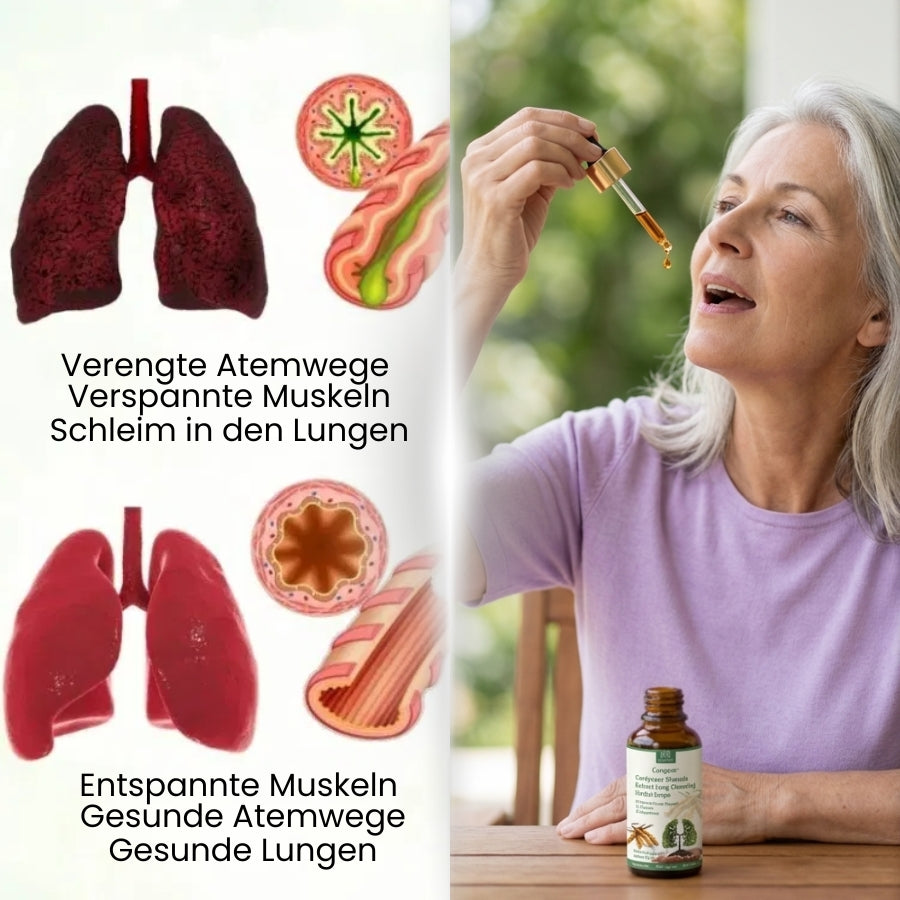 Lungero™ | Pflanzliche Lungentropfen zur Lungenreinigung