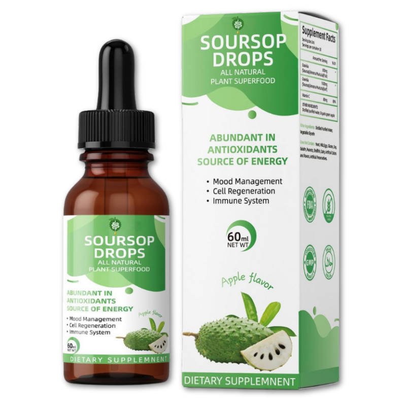 SourSopDrop™ | Reine Stachelannonen-Formel zur Schleimentfernung