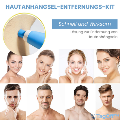 TagOff™ | Komplettset zur Entfernung von Hautanhängseln