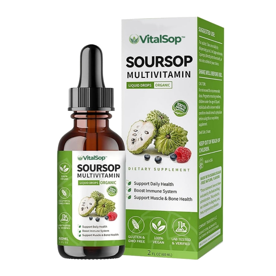 VitalSop™ | Flüssige Soursop-Tropfen für Herz & Kreislauf