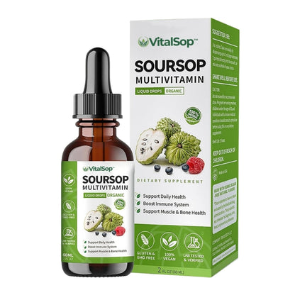 VitalSop™ | Flüssige Soursop-Tropfen für Herz & Kreislauf