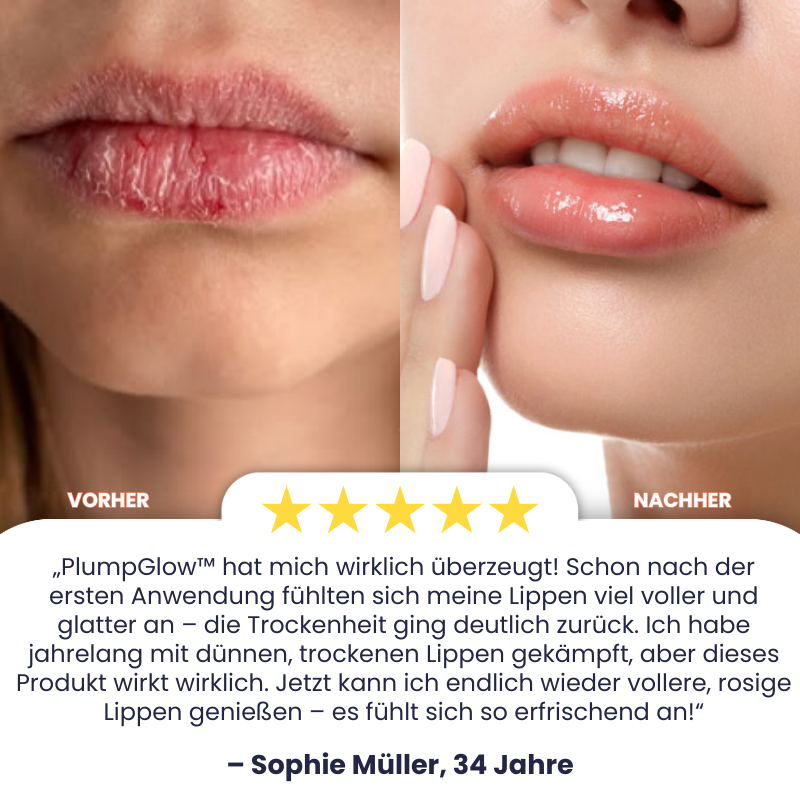 PlumpGlow™ | Lippen-Gloss mit Plumping-Effekt