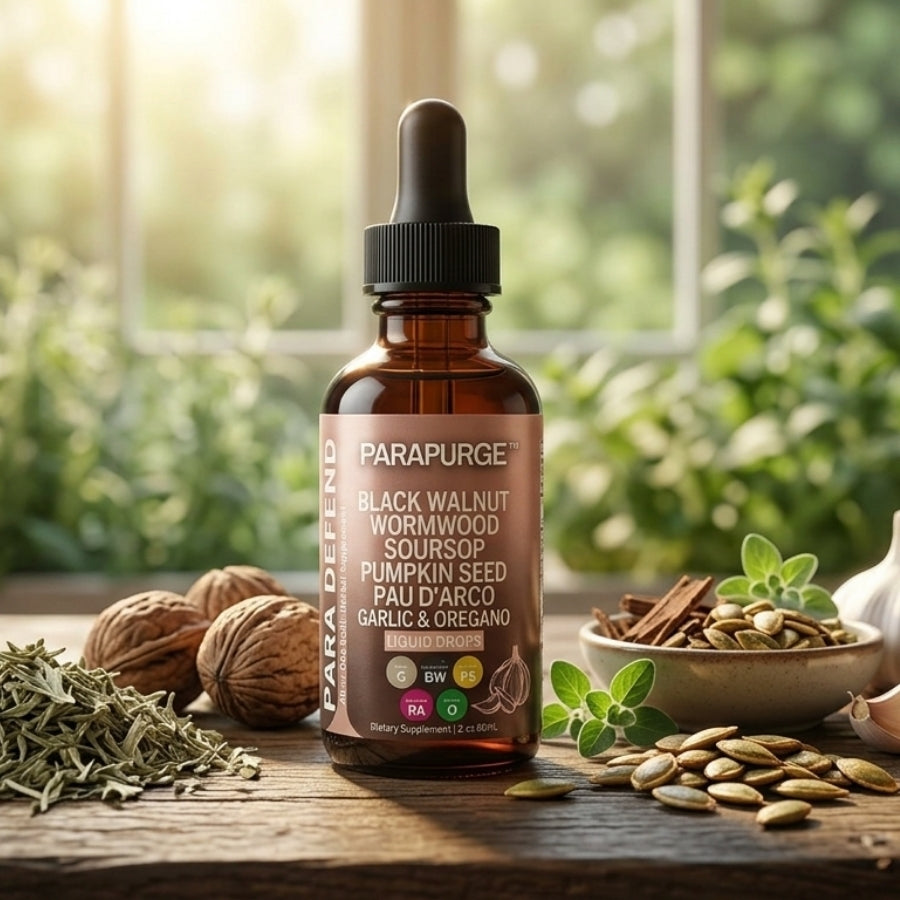 ParaPurge™ | Wermut, Schwarznuss Parasiten-Detox