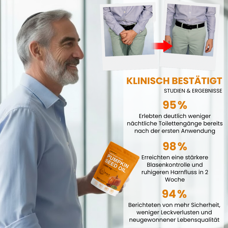 GoldenFlow™ | Unterstützung für Prostata & Blase