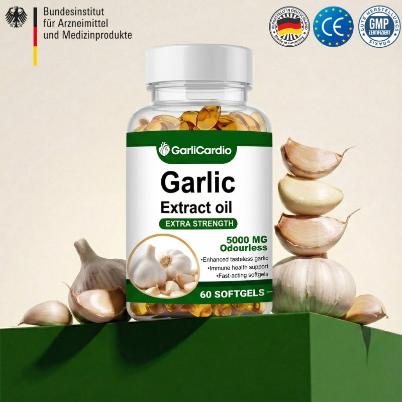 GarliCardio™ | Premium gereifter Knoblauch für eine bessere Durchblutung