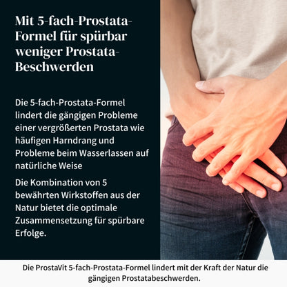 ProstaVit™ | 5 natürliche Wirkstoffe gegen Prostatabeschwerden
