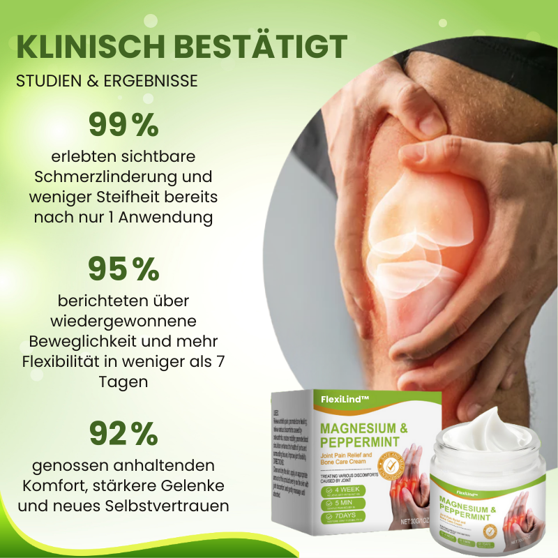 FlexiLind™ | Arthritis-Schmerzlinderung und Knochenheilungssalbe