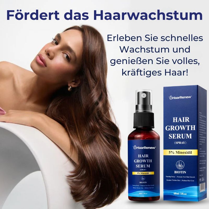 HaarRenew™ | 5 % Minoxidil mit Biotin Haarserum