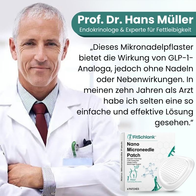 FitSchlank™ | GLP-1 Nano Mikronadelpflaster