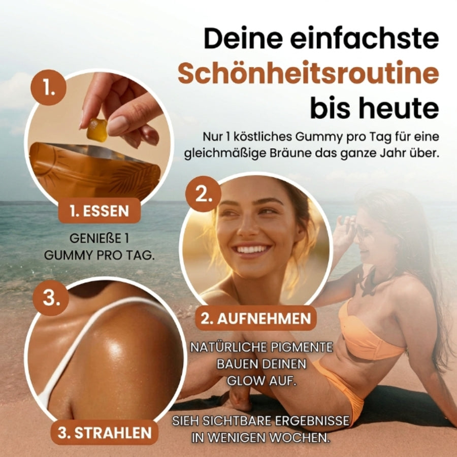 GoldenTan™ | Selbstbräunungs-Gummies