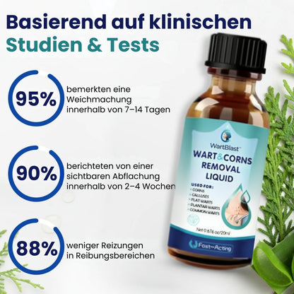 WartBlast™ | Warzen- und Hühneraugen-Entfernungsflüssigkeit