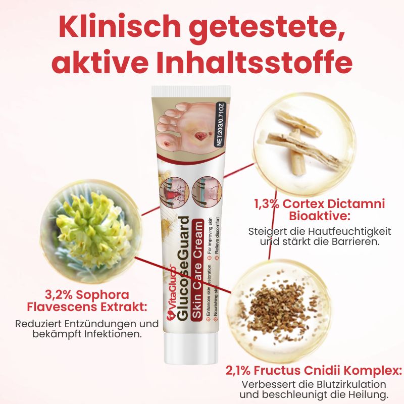 VitaGluco™ | Diabetische Hautreparaturcreme