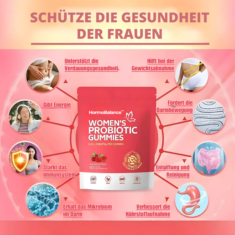HormoBalance™ | Probiotische Gummies für Frauen