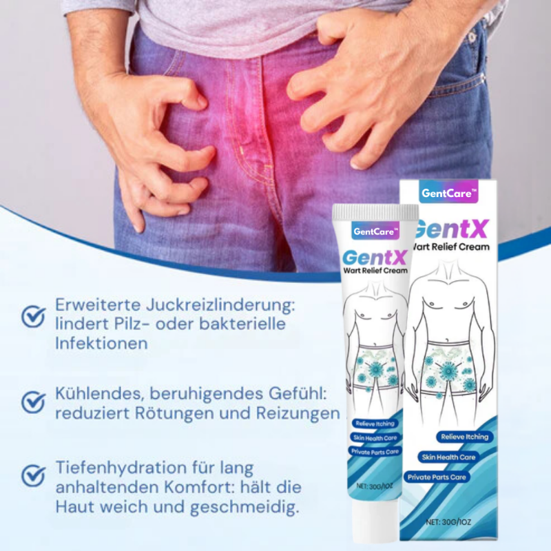 GentCare™ | Creme zur Linderung von Genitalwarzen