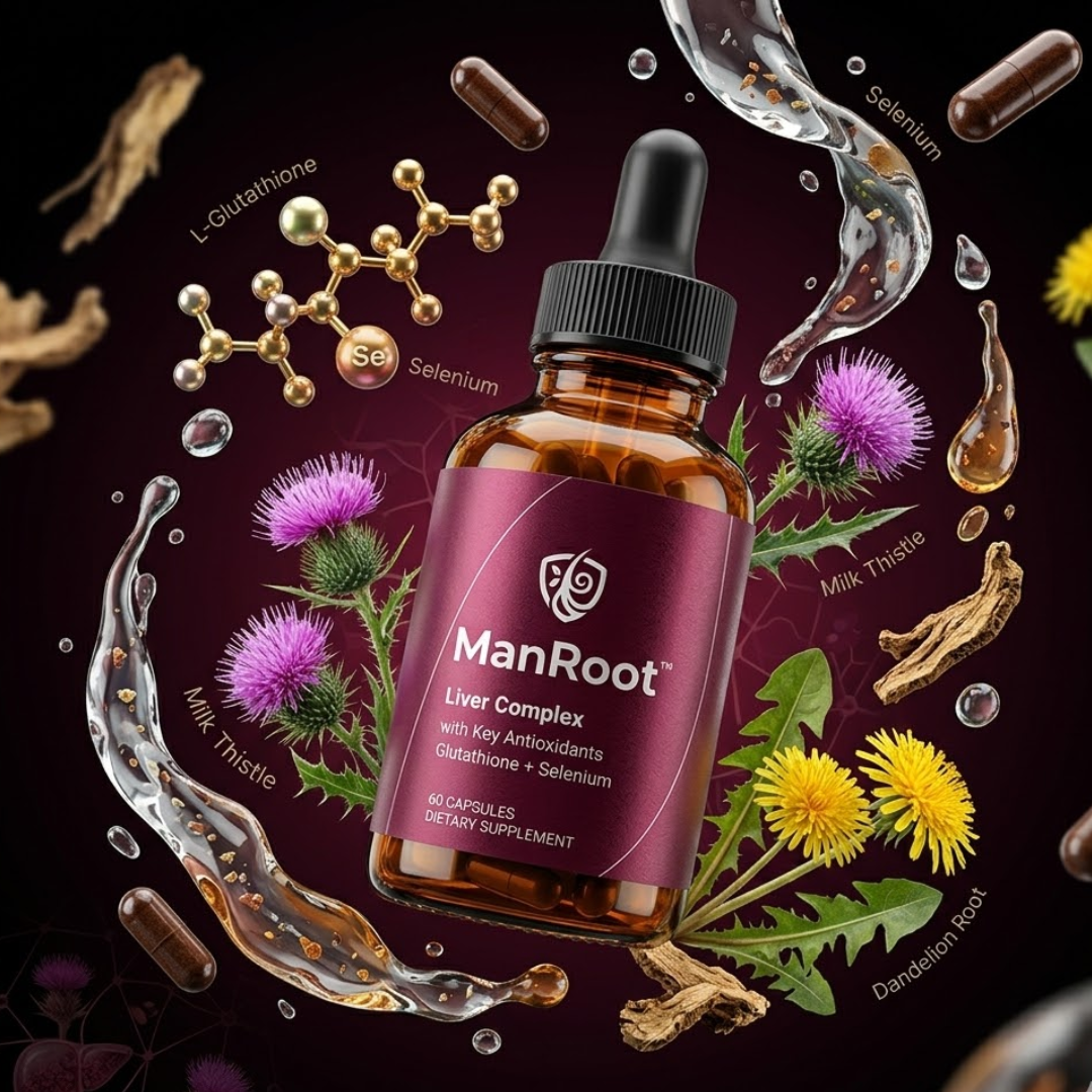 ManRoot™ | Nahrungsergänzung für Schilddrüse & Leber-Komplex