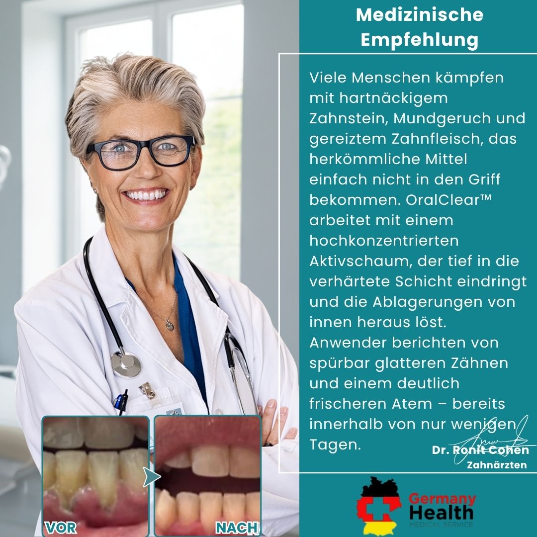 OralClear™ | Fleckenentfernender Zahnschaum