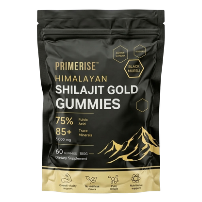 PrimeRise™ | 3-in-1 Shilajit-Gummies für männliche Vitalität