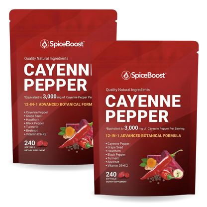 SpiceBoost™ | Konzentrierter Cayennepfeffer gegen erektile Dysfunktion