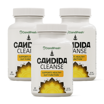 CandiFresh™ | Candida-Cleanse-Kapseln gegen weißen Zungenbelag