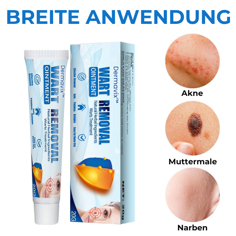 Dermavix™ | Entfernt 97% der Warzen & Hauttaggen in nur 3 Tagen!