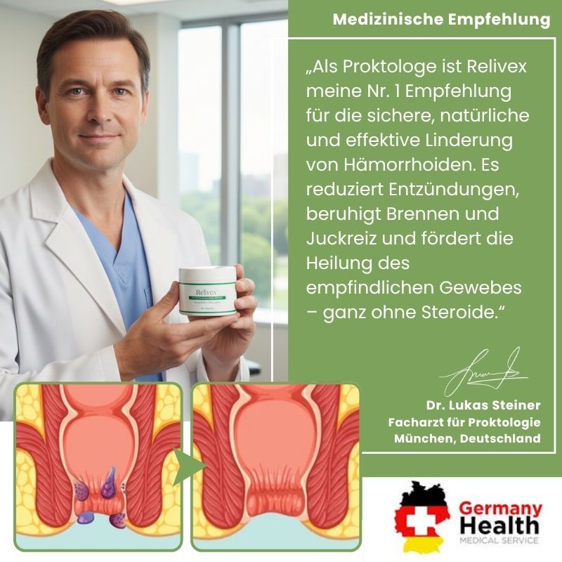 Relivex™ | Hämorrhoiden-Heilcreme
