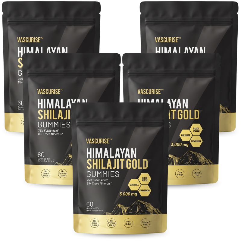 VascuRise™ | Shilajit-Gummies-Komplex für die männliche Potenz