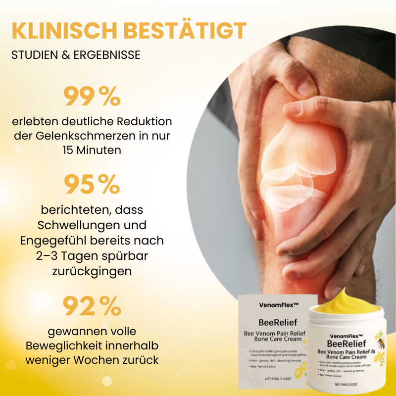 VenomFlex™ | Schmerzcreme mit gereinigtem Bienengift