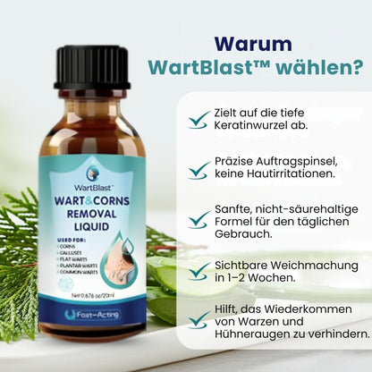 WartBlast™ | Warzen- und Hühneraugen-Entfernungsflüssigkeit