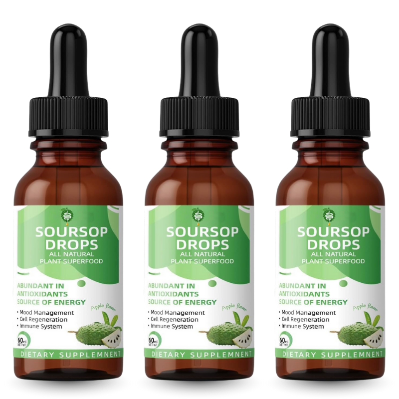 SourSopDrop™ | Reine Stachelannonen-Formel zur Schleimentfernung