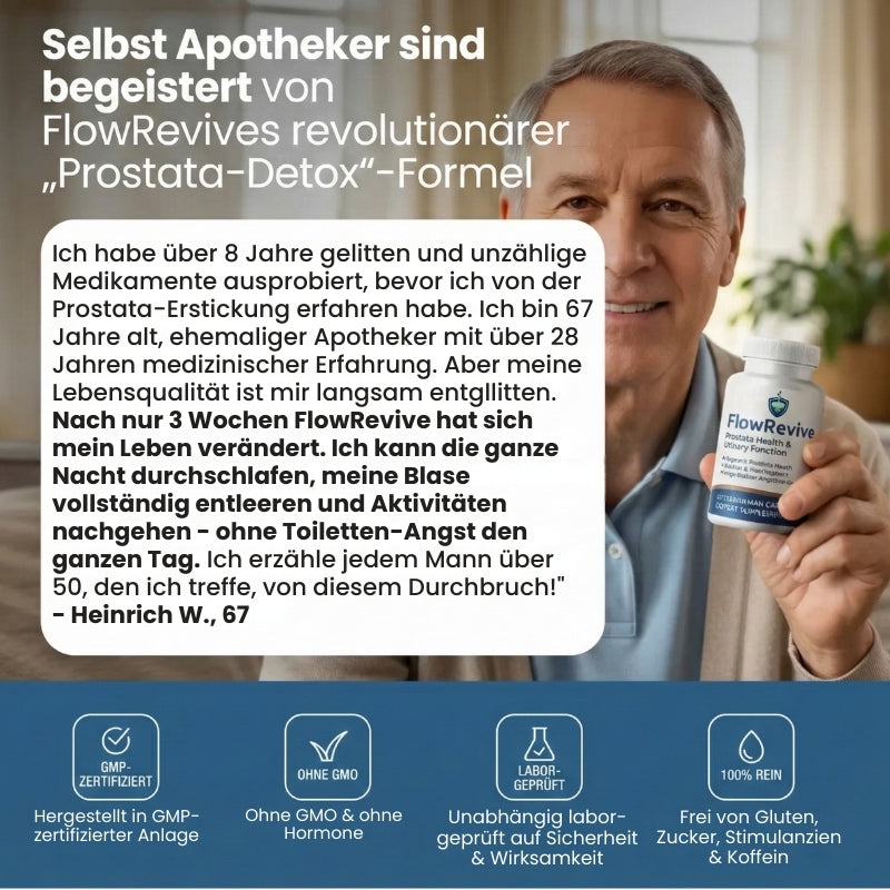 FlowRevive™ | Natürliche Unterstützung für Ihre Prostata