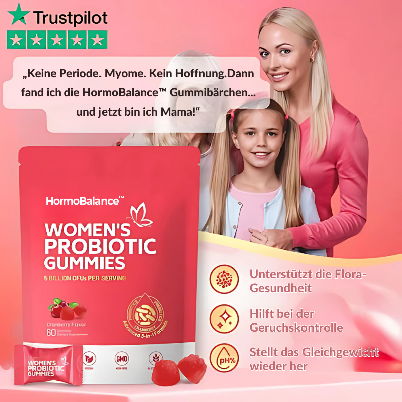 HormoBalance™ | Probiotische Gummies für Frauen