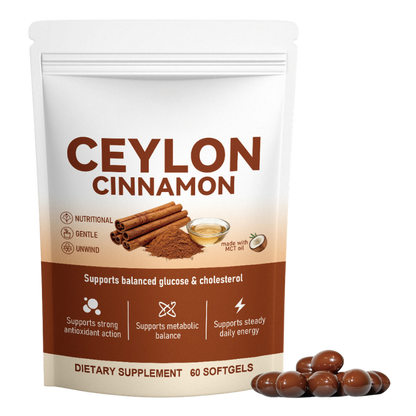 CeylonCinnamon™ | Ceylon-Zimt mit 7.200 mg Äquivalent und MCT-Öl