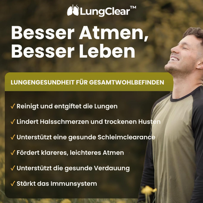 LungClear™ | Ergänzung zur Unterstützung der Lungenfunktion