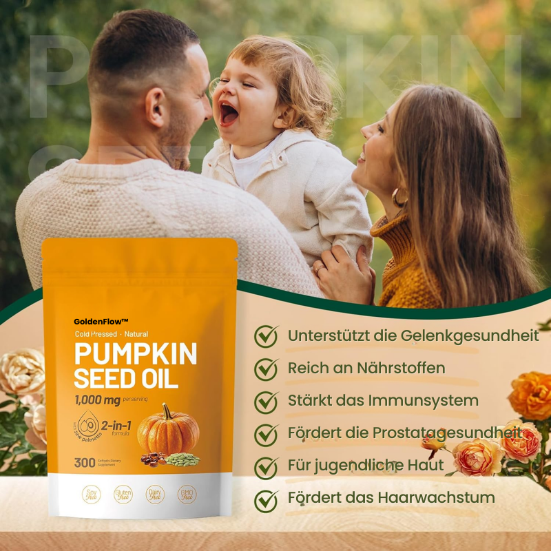 GoldenFlow™ | Unterstützung für Prostata & Blase