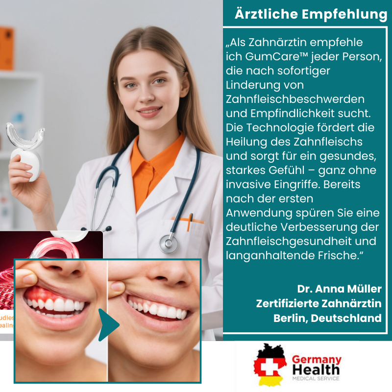GumCare™ | Rote Lichttherapie-Gerät