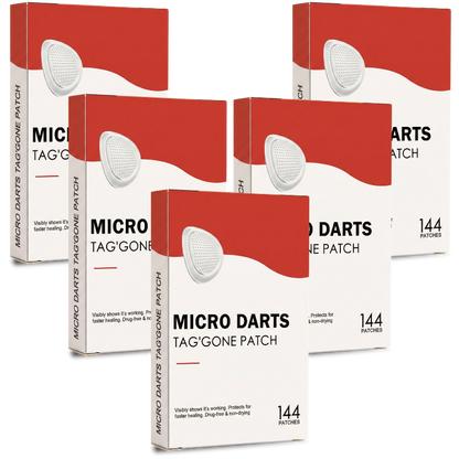 TagGone™ | Schmerzfreie Hautanhängsel-Entfernung mit MicroDart-Pflastern