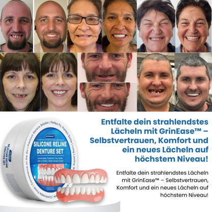 GrinEase™ | Silikon-Relining-Set für Zahnprothesen