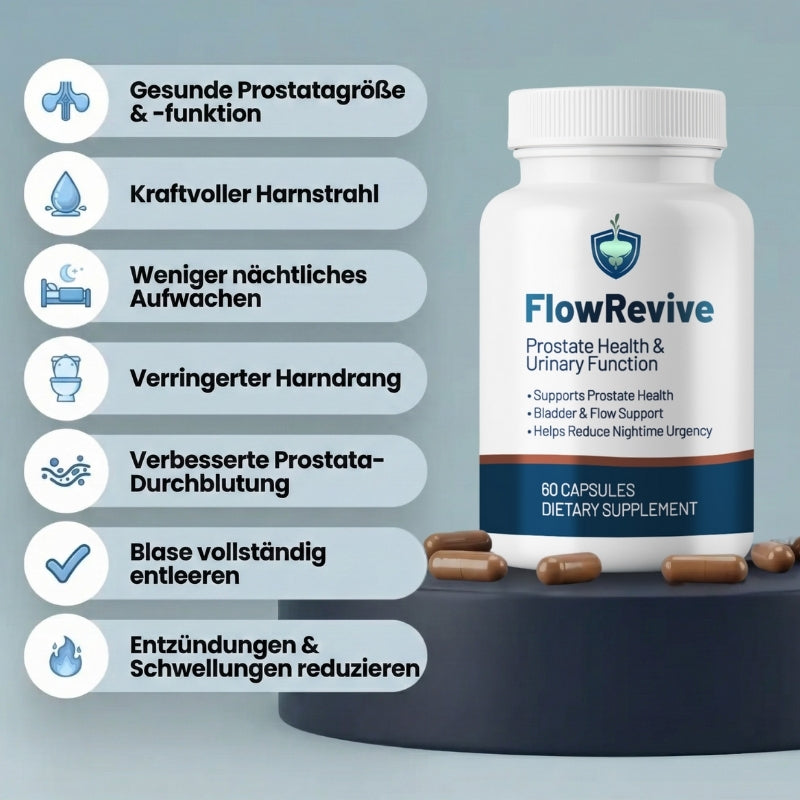 FlowRevive™ | Natürliche Unterstützung für Ihre Prostata