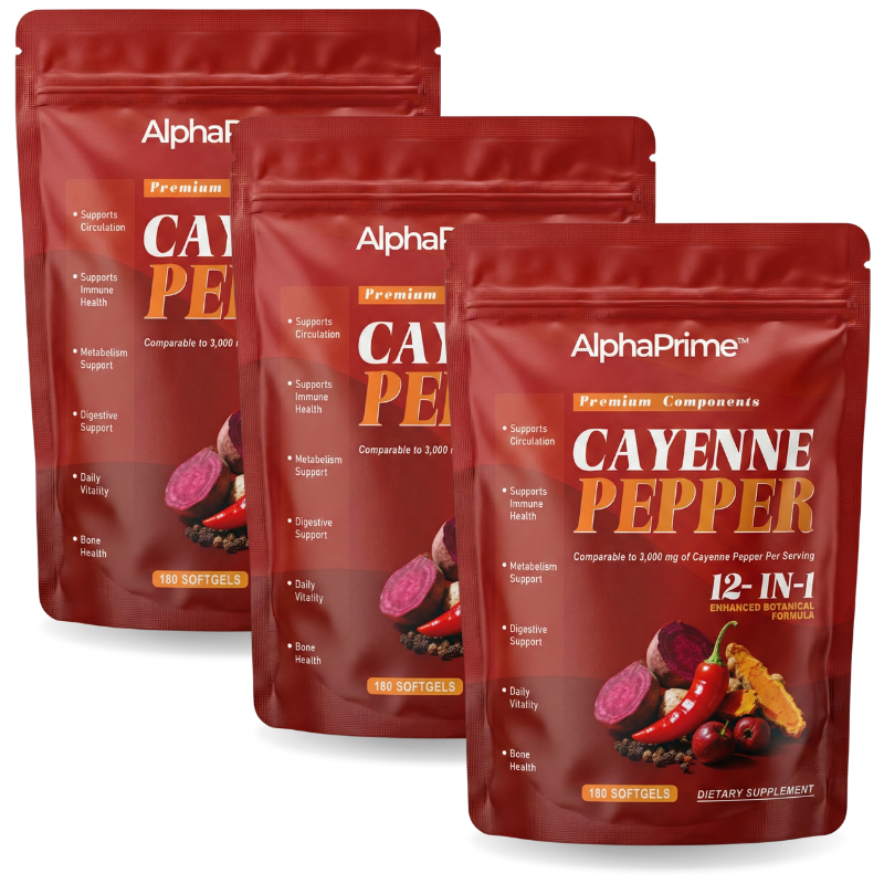 AlphaPrime™ | Cayennepfeffer für verbesserte Durchblutung
