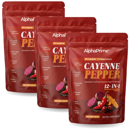 AlphaPrime™ | Cayennepfeffer für verbesserte Durchblutung