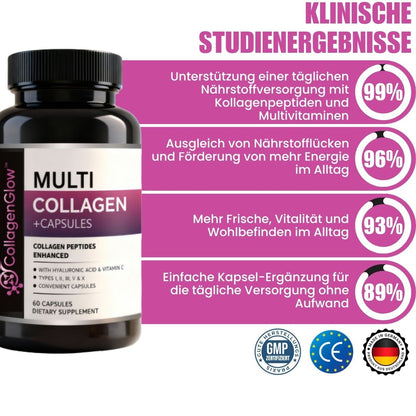 CollagenGlow™ | Kollagen- & Multivitamin-Kapseln