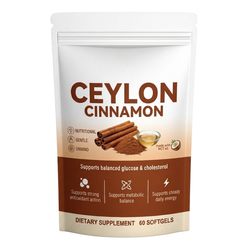 CeylonCinnamon™ | Ceylon-Zimt mit 7.200 mg Äquivalent und MCT-Öl