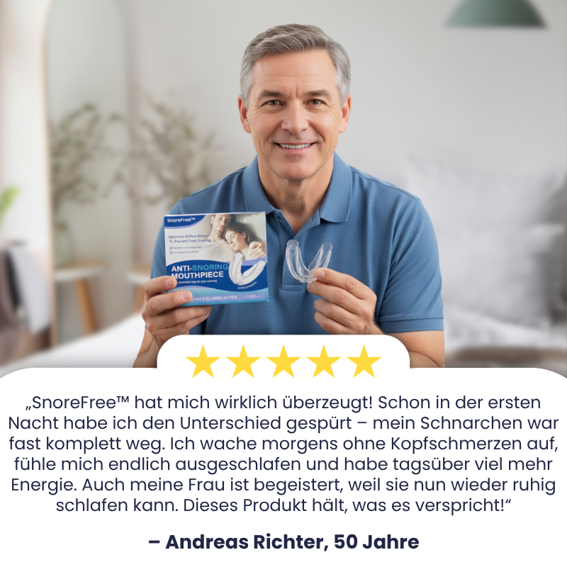 SnoreFree™ | Anti-Schnarch-Mundstück